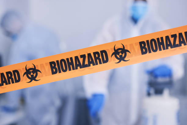 Professional Biohazard Cleanup technician working in Eustis, FL